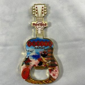 New!! Hard Rock Cafe Narita Airport Guitar Magnet